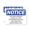 Signmission This Tank Contains Diesel Fuel For Off-Highway OSHA Notice Sign, Plastic, 14in W x 10in L, 2PK OS-2PACK-NS-P-1014-L-18664 - alternate 1